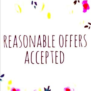 I’m open to REASONABLE offers. Contact me anytime